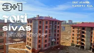 Sivas Yeni Mahalle 3. Etap Toki  Örnek Daire 746 Konut ( 30.12.2021 )