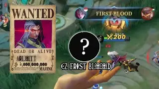 FIRST BUILD ARLOTT EZZ FRIST BLOOD -ARLOTT GAMEPLAY MOBILE LEGENDS