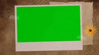 Travel Frame simple design for videos or pictures | 3mins Green Screen