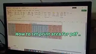 HOW TO SET PRINT AREA FOR PDF