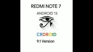 crDroid 9.1 Android 13 Redmi note 7 | New Pixel tablet feature!Gaming Обзор на прошивку crDroid 9.1