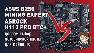 Обзор ASUS B250 MINING EXPERT и AsRock H110 Pro BTC+ - делаем выбор материнской платы для майнинга