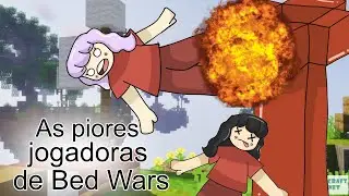 🏝🗡As piores jogadoras de Bed Wars {Minecraft - Hypixel Bed Wars} 🗡🏝