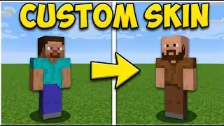 Minecraft BEDROCK - How To Add Your Custom Skin