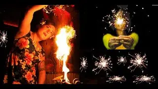 Sparkling Fire Flame