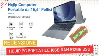 Hcjip PC Portatile 16GB di RAM DDR4 512GB SSD Recensione
