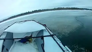 Весна,протока, Аэролодка"Братан380"👍