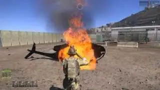 How to survive a helicopter crash like a boss [Arma 3 alpha]
