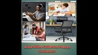 Ergonomic Office Chair Mesh Desk Chair With Adjustable Lumbar Support  Breathable High Back Chair