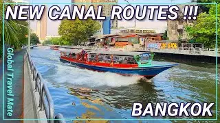 7 NEW Canal Express Boat LINES in Bangkok 🇹🇭 Thailand