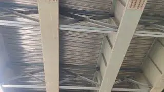 Steel Girder + Decking sheet Arrangement