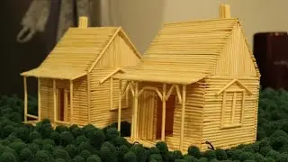 Сделать зубочисткой дом
