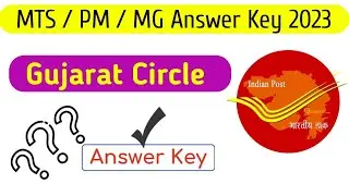 Answer key | GDS To PM/MTS | Gujarat - 2023
