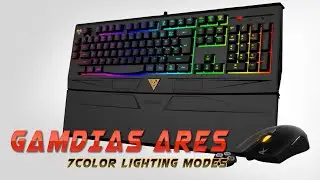 GAMDIAS ARES 7COLOR Lighting Modes