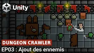 Create a 2D Dungeon Crawler Easily with Unity (EP03: Creating and Moving Enemies)