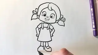Çok Kolay NİLOYA Çizimi ve Boyaması🧸✏️ nasıl çizilir / kolay çizimler