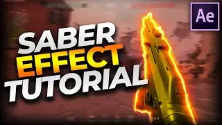 How to Create SABER GLOW EFFECT for your Valorant Montage / Edit in After Effects Tutorial