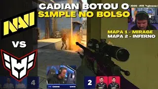 NAVI vs HEROIC - JOGO COMPLETO (Mapa 1 e 2) BLAST Premier Fall Groups 2023
