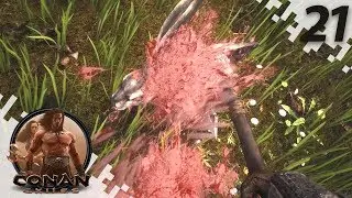 CONAN EXILES: THE FROZEN NORTH - Hunting And Gathering! - EP21
