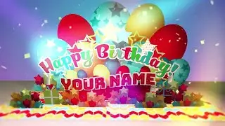 Birthday Video Intro Mogrt for Premiere Pro