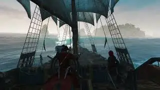 4K Relaxing Sailing to 18th Century Havana and Kingston Assassin's Creed 4 Black Flag