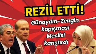 Good morning! Özlem Zengin was humiliated! Tension lasting several minutes in Parliament.