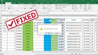Can't find project or library