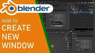 Blender how to create new window