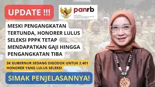 PENUNDAAN PENGANGKATAN PPPK 2024, TENAGA HONORER LULUS SELEKSI PPPK TETAP TERIMA GAJI