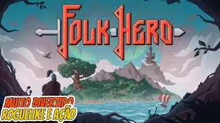JOGO DE PIXEL ART E ROGUELIKE DE AÇÃO E AVENTURA VICIANTE FOLK HERO PIXELART GAMEPLAY EM PORTUGUÊS