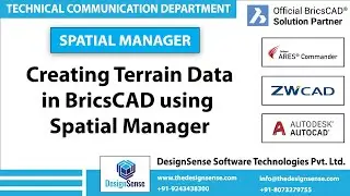 Spatial Manager: Creating Terrain Data in BricsCAD using Spatial Manager | Designsense Software's