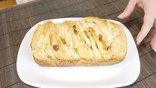 Творожная витушка с джемом