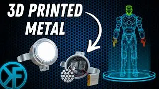 3D Printed Metal Iron Man Repulsors with HUD Monitoring