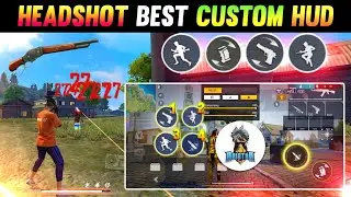 Auto Headshot 3 Finger Custom Hud 😱 || Best 3 Finger Custom Hud Free Fire || Top 5 Best Custom Hud