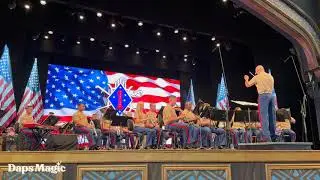 1st Marine Division Band Concert at Disneyland on the 4th of July 4K