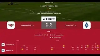 3 Тур ЛПМ 2024. Третья Лига. 27.04.2024. ФА "Авангард-2007" - СШ "МФА-Перово". Счет 2:3.