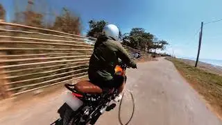 A quick ride with my small scrambler