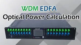 WDM EDFA Optical Power Calculation | Cable TV & Internet Signal Mixing in Single Core using WDM EDFA