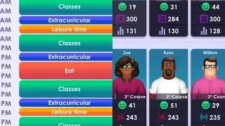 Best timetable for TOP students (university empire tycoon)