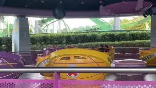 Zoey and Lydia on the marvel version of teacups Universal Studios 21’