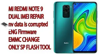 REDMI NOTE 9 EMMC CHANGE ENG MODE