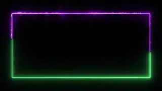 Neon Lights Frame Overlay