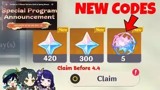 HURRY!!! New FREE Primogems code - GENSHIN IMPACT 4.3 CODES - Genshin codes- Codigos Genshin Impact