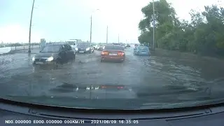 Потоп в Воронеже 09.06.2021 набережная Массалитинова.