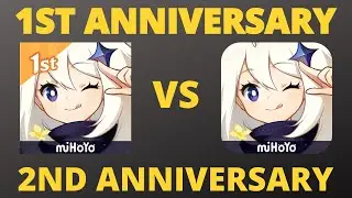Genshin Impact 2nd Anniversary Rewards VS 1st Anniversary