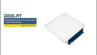 Explosion Proof LED Flat High Bay Light - 200W - 27000 Lumens #D1789419