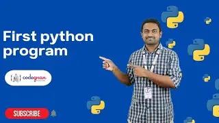 Writing Your First Python Program | Python Tutorials - 2022 | Codegnan