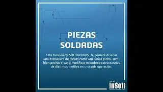 Para crear estructuras piezas soldadas es tu mejor opción con #SOLIDWORKS #training #CURSO #shorts