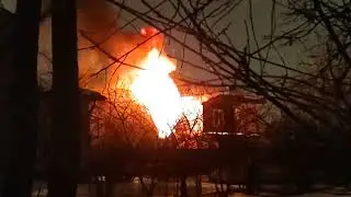 Пожар в снт Толстопальцево 4.