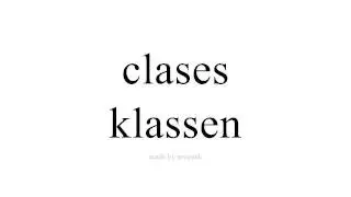 Spaans leren   klassen